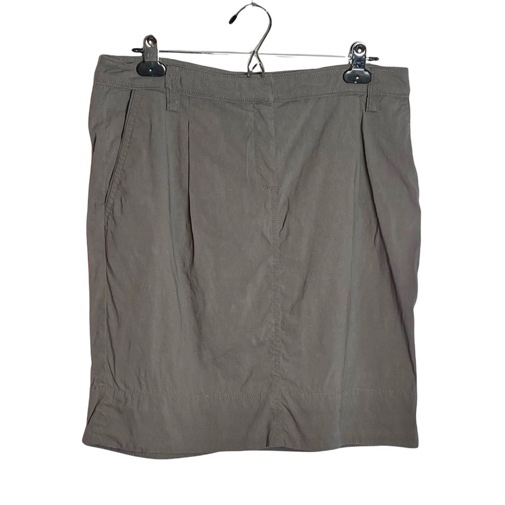 Eileen Fisher linen blend pencil skirt pockets